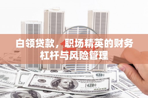 京口白领贷款，职场精英的财务杠杆与风险管理