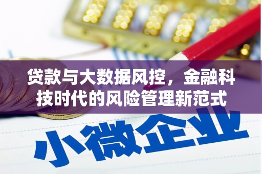 京口贷款与大数据风控，金融科技时代的风险管理新范式
