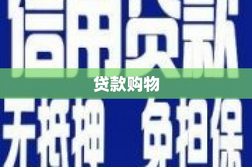 京口贷款购物