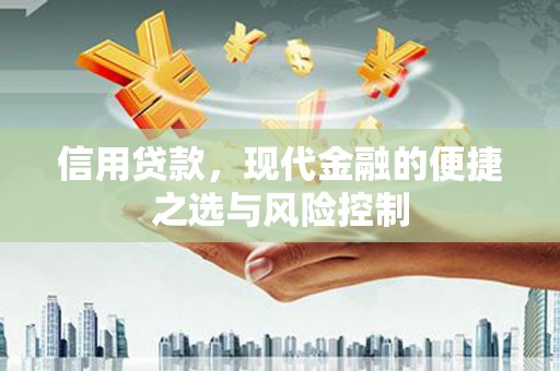 京口信用贷款，现代金融的便捷之选与风险控制