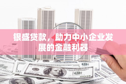 京口银盛贷款，助力中小企业发展的金融利器