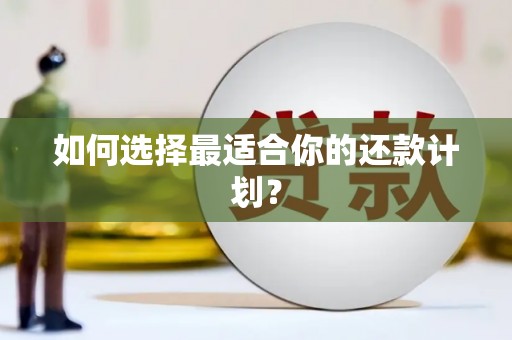 京口如何选择最适合你的还款计划？