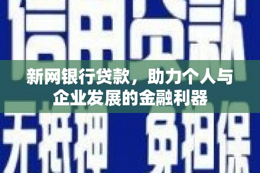 京口新网银行贷款，助力个人与企业发展的金融利器