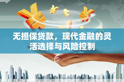 京口无担保贷款，现代金融的灵活选择与风险控制