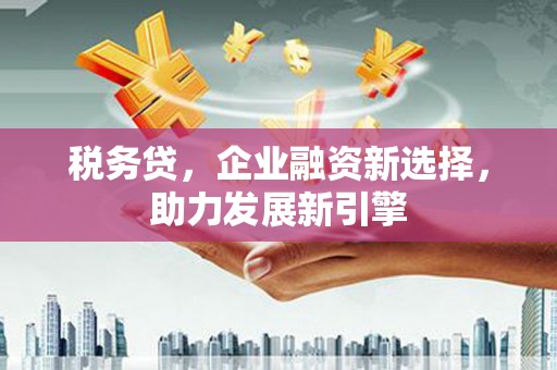 京口税务贷，企业融资新选择，助力发展新引擎
