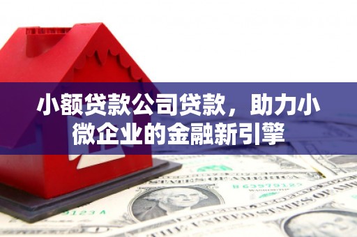京口小额贷款公司贷款，助力小微企业的金融新引擎