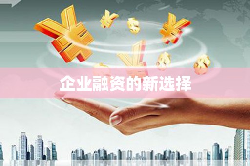 京口企业融资的新选择