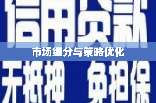 京口市场细分与策略优化